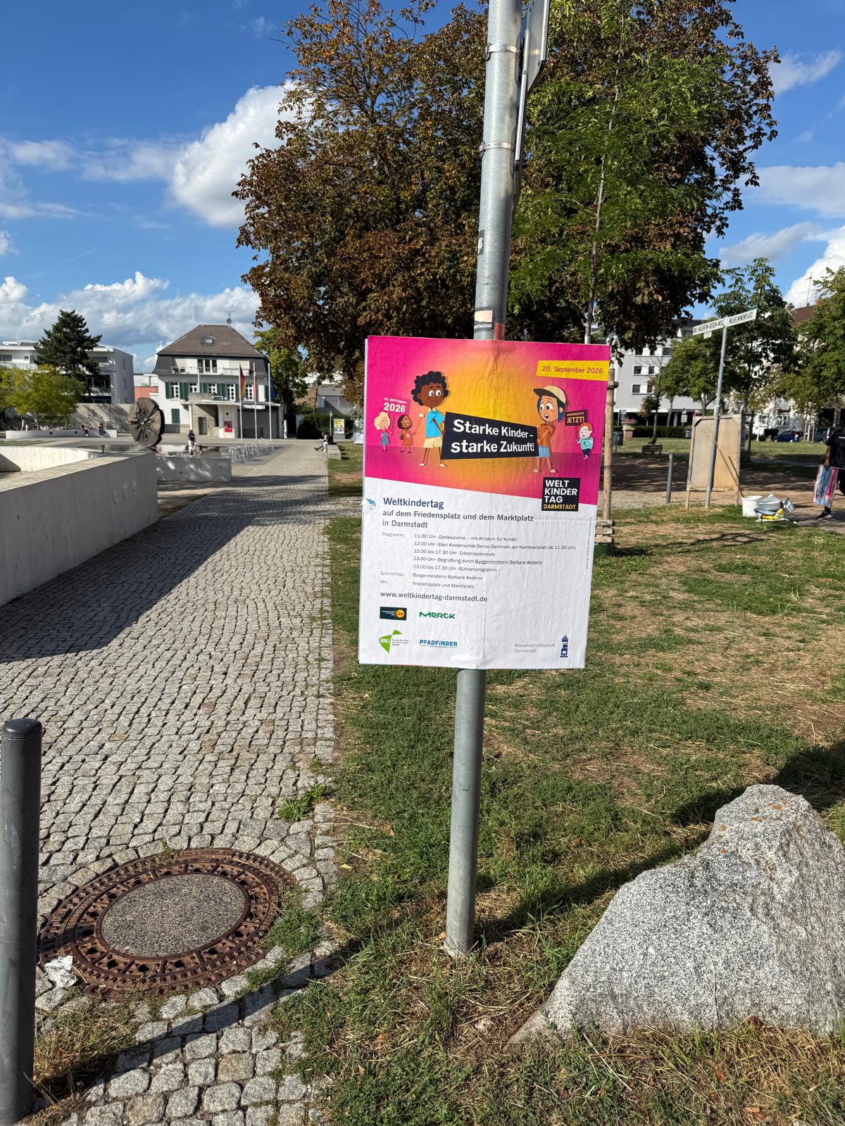 Weltkindertag Darmstadt - DIN A1 Plakatwerbung - Plakat 2