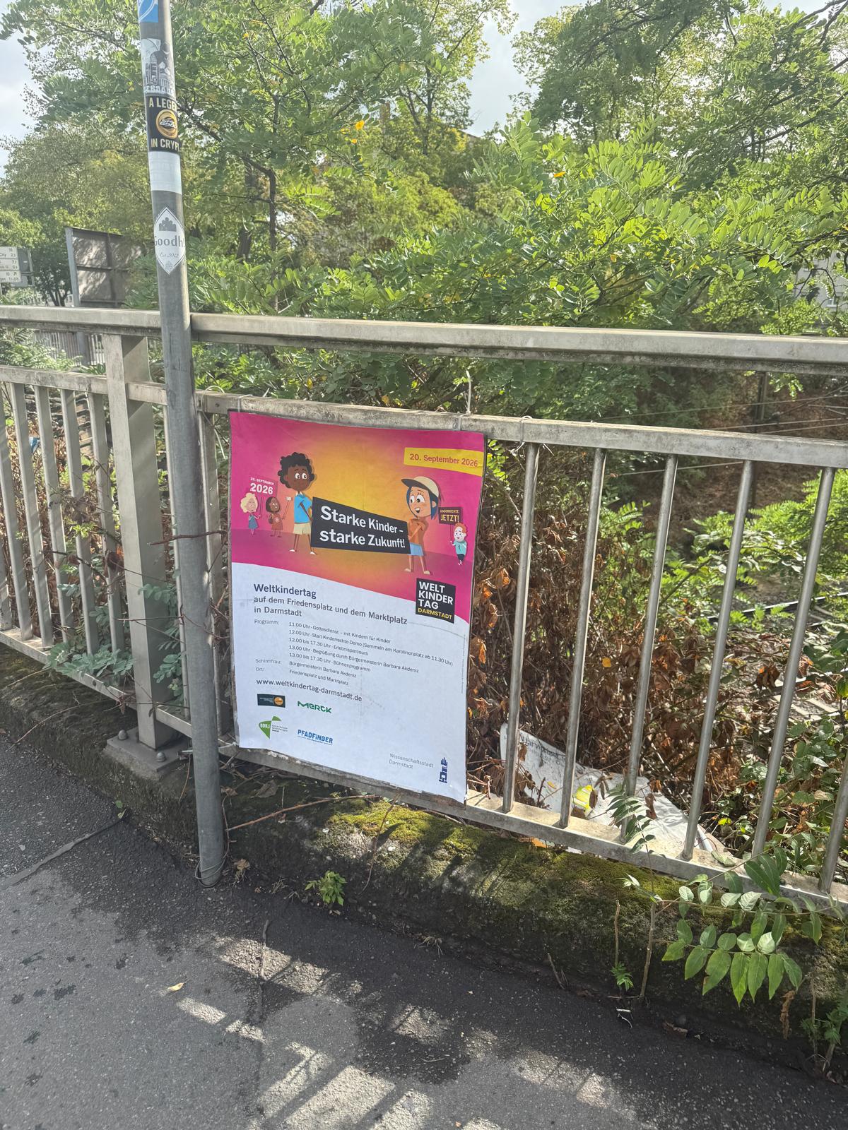 Weltkindertag Darmstadt - DIN A1 Plakatwerbung - Plakat 3