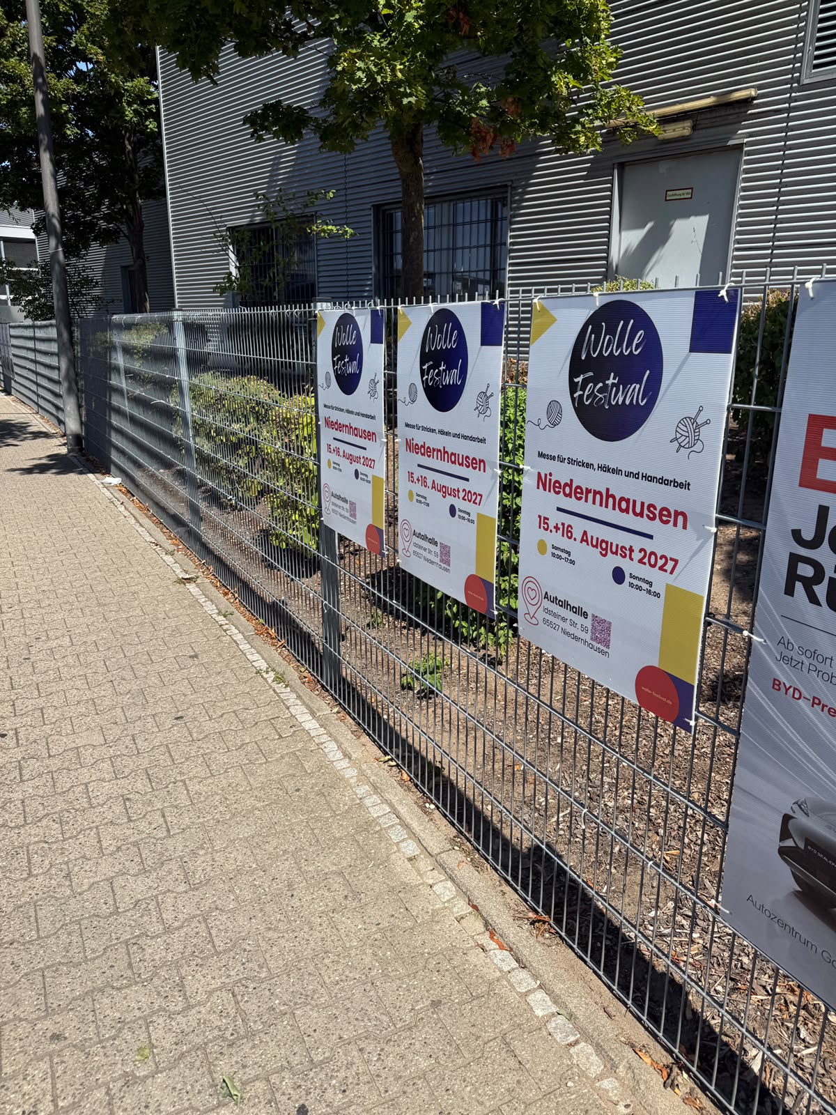 Wolle Festival - DIN A1 Plakatwerbung - Plakat 2